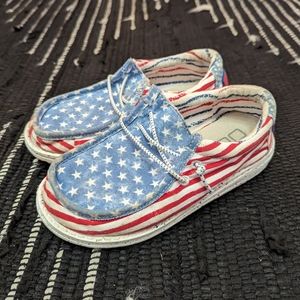 Hey dude stars and stripes shoes